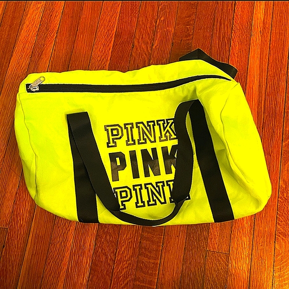 Neon Yellow "Gym" Bag 《PINK》 - Picture 3 of 3